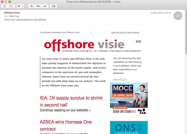 offshore-nieuwsbrief